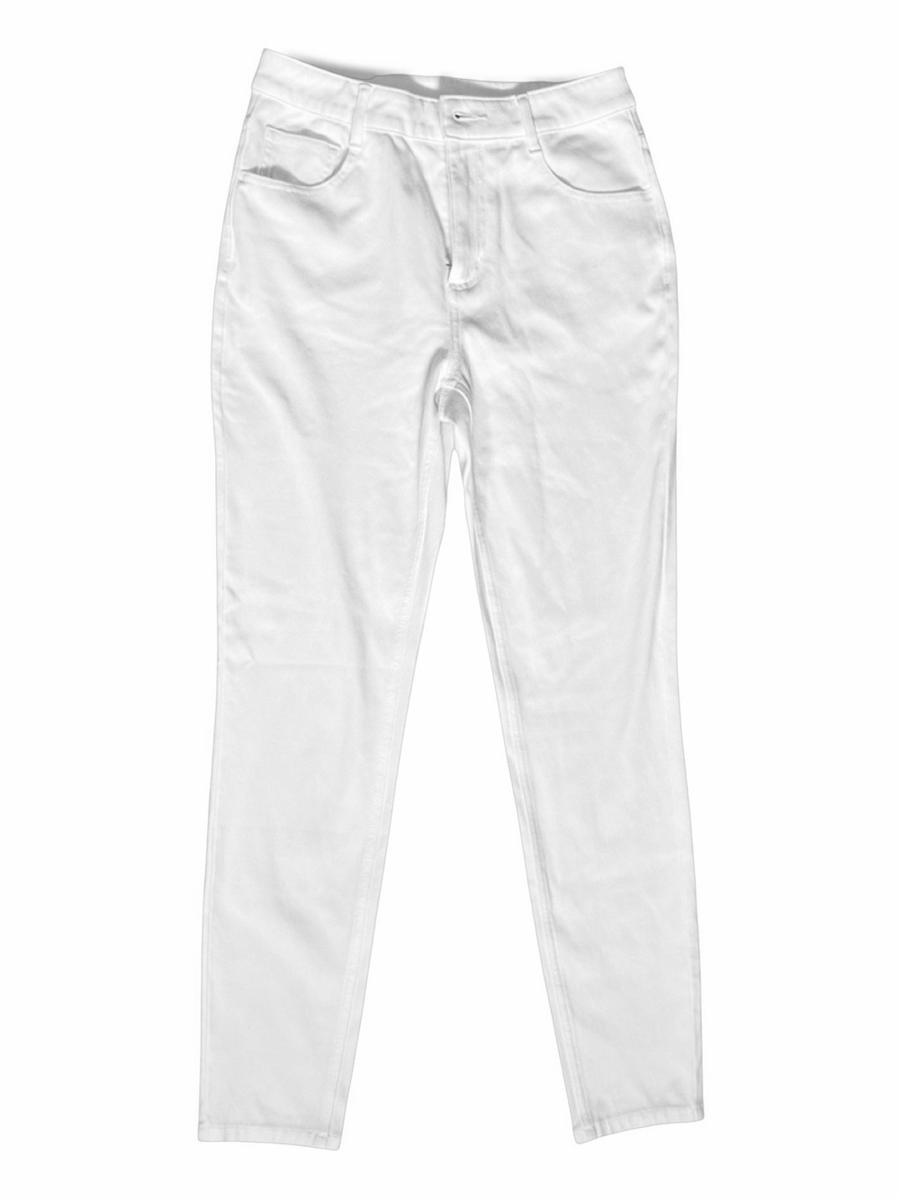 HALARA White High-Rise Jeans